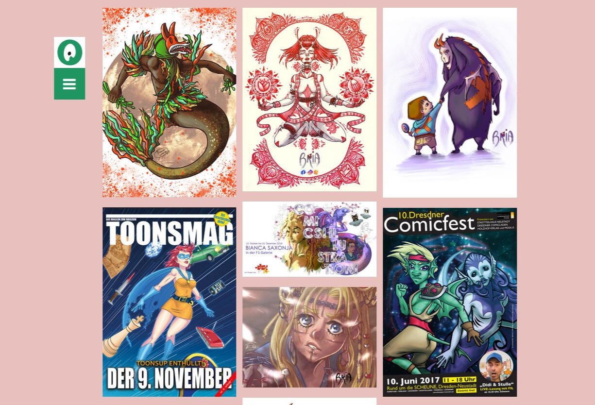 Portfolio in der Illustratoren Organisation